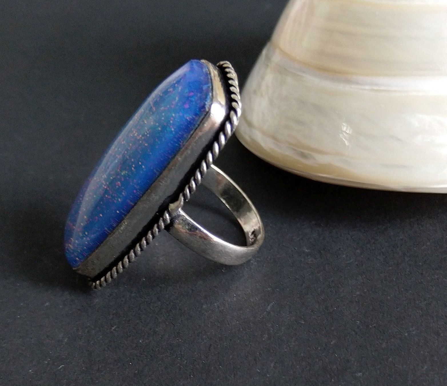 Ringe: GROSSER  RING IN 925 SILBER – Gebraucht aus Romanshorn von BoutiqueA 3