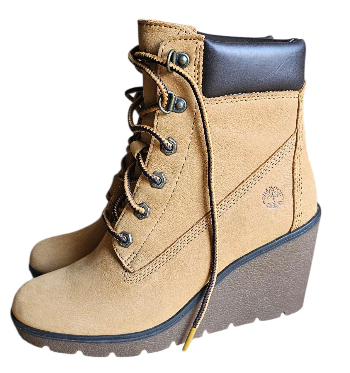 Timberland Scarpe da donna: Timberland Damen Lederstiefel, Gr. 36 – Usato da Langenthal venduto da SecondChanceShop