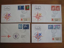 4 Erstflüge Swissair 1962