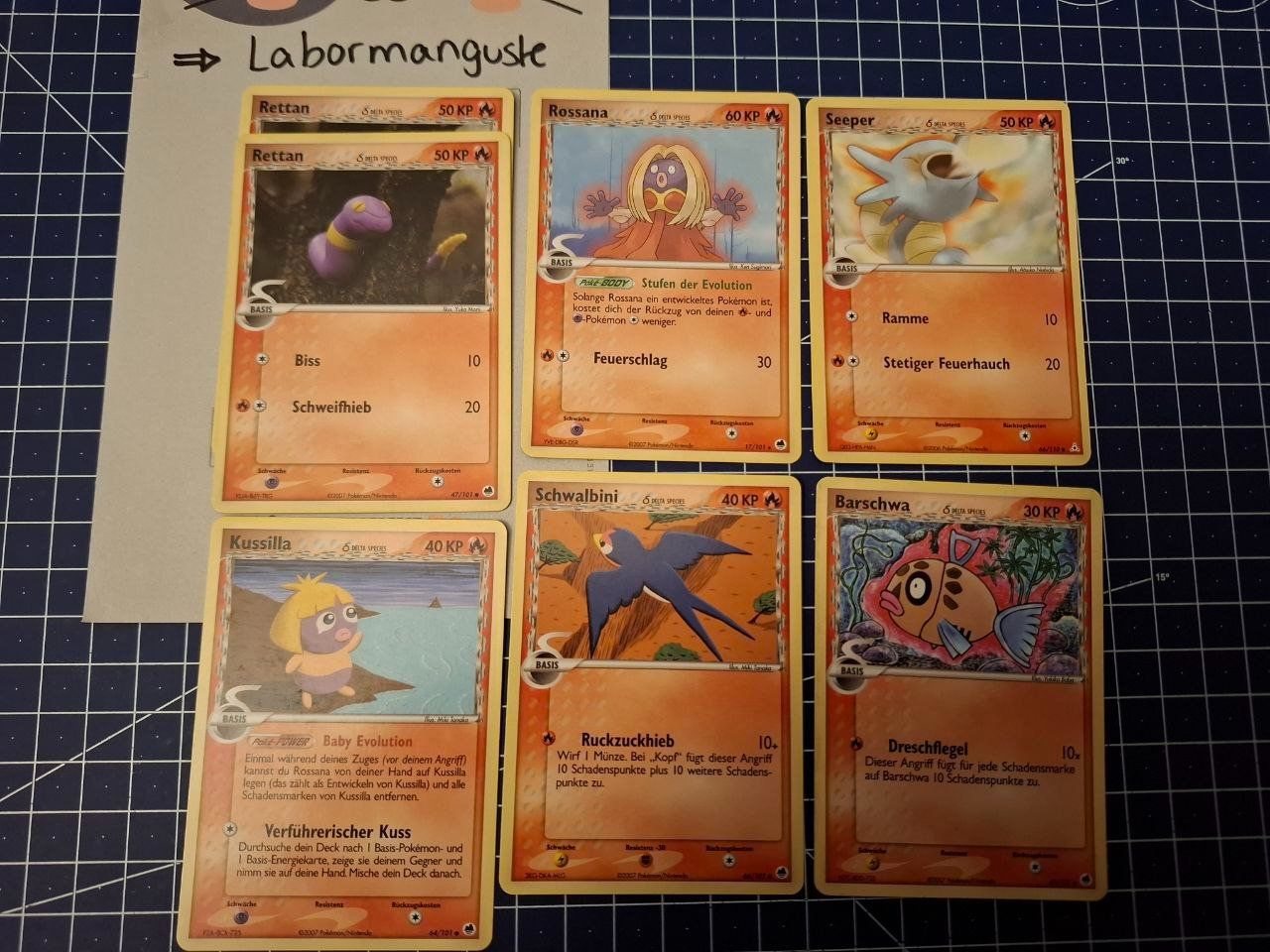 Pokémon Sammelbilder & Trading cards: Pokemon diverse Delta Species Karten - DEU – Gebraucht aus Fällanden von Labormanguste 1