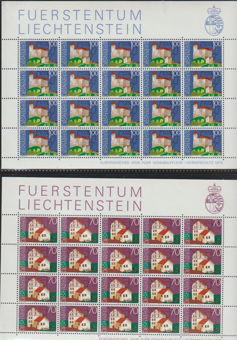 Alle Briefmarken: Blocs de Timbres Liechtenstein ** – Neu und originalverpackt aus Crans-Montana von kira56 3
