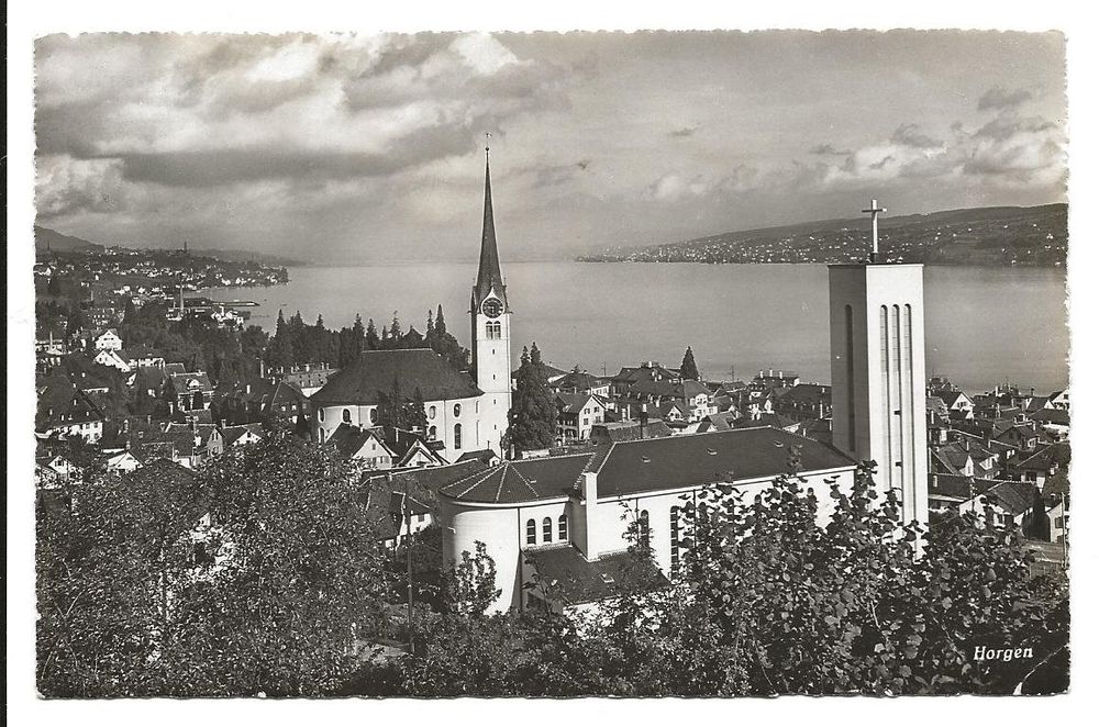 Alte Ansichtskarte Horgen Zürichsee, ca. 1940er Jahre | Kaufen auf Ricardo