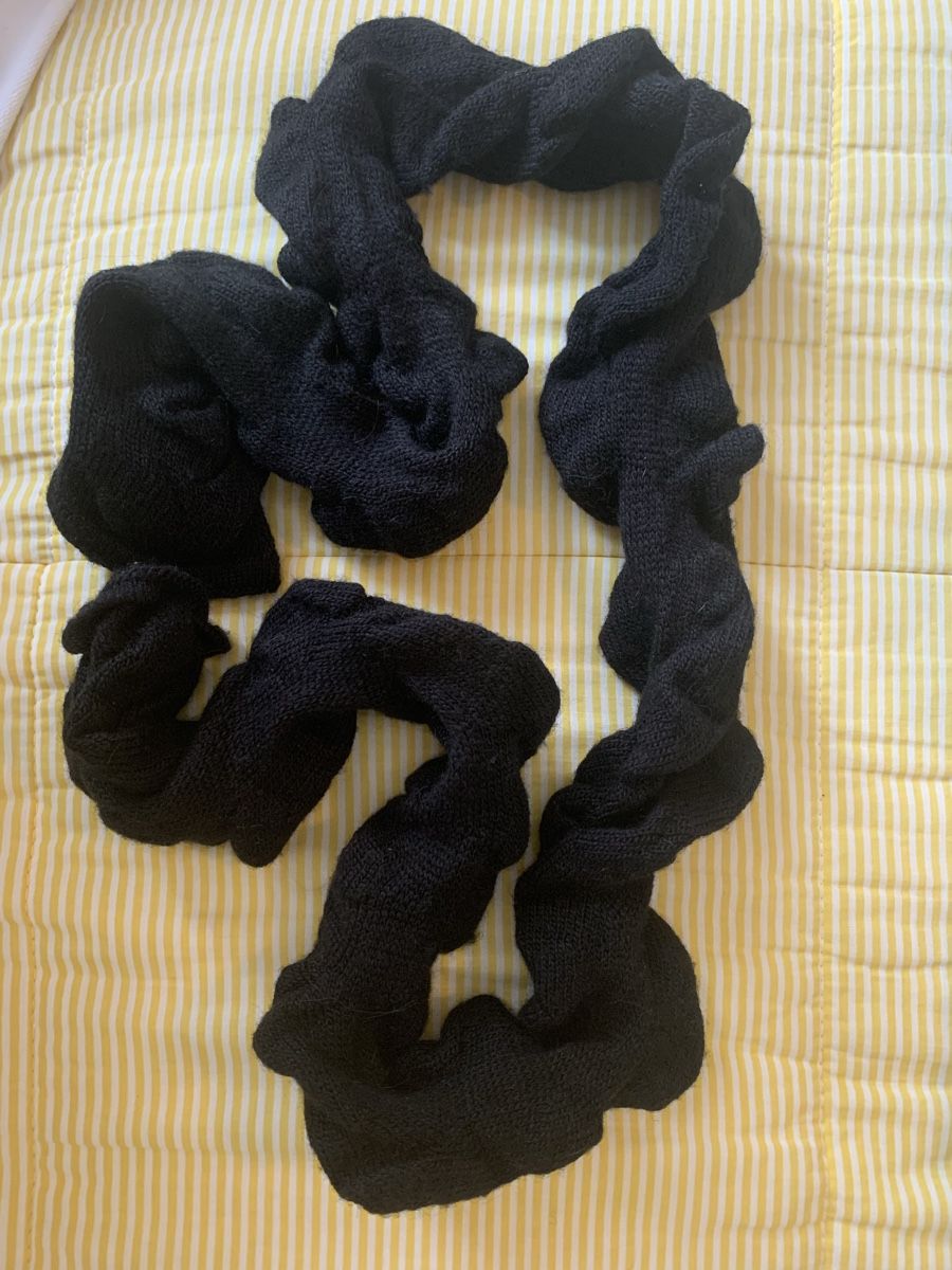 Foulard & Sciarpe: Sciarpa Furla nera, lana e mohair – Usato da Lugano venduto da Edera49 4