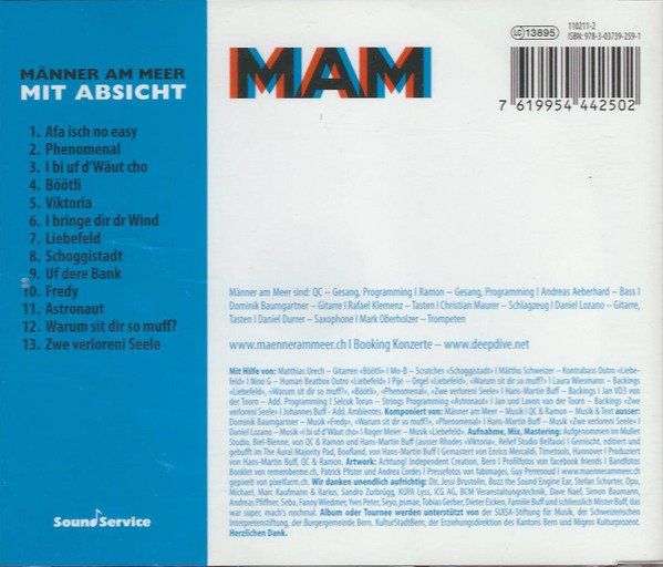 CDs: CD Männer am Meer - Mit Absicht (2011) – Gebraucht aus Möriken AG von mineralia 1