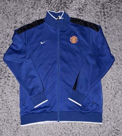 Manchester United-Retro-Jacket-Blau🟦