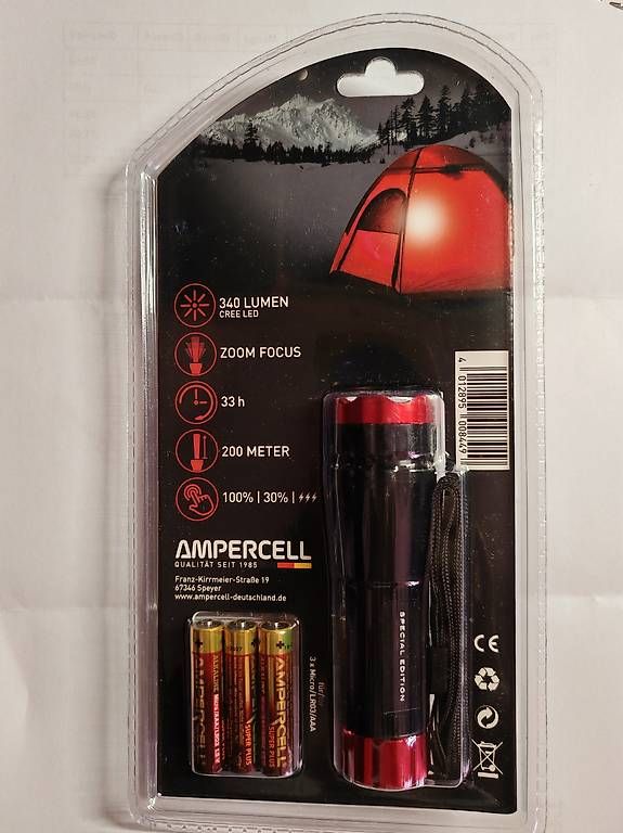 Lampes: AMPERCELL Special Edition 3in1 LED Taschenlampe – Neuf avec emballage d'origine à Meilen par BenDan76 1