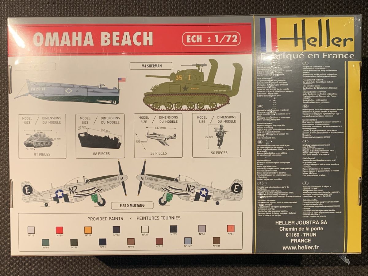Heller Kit di modellismo & Modellini statici: Heller Modellbausatz "Omaha Beach" 1:72 – Nuovo e nell'imballaggio originale da Cadenazzo venduto da dede1973 1