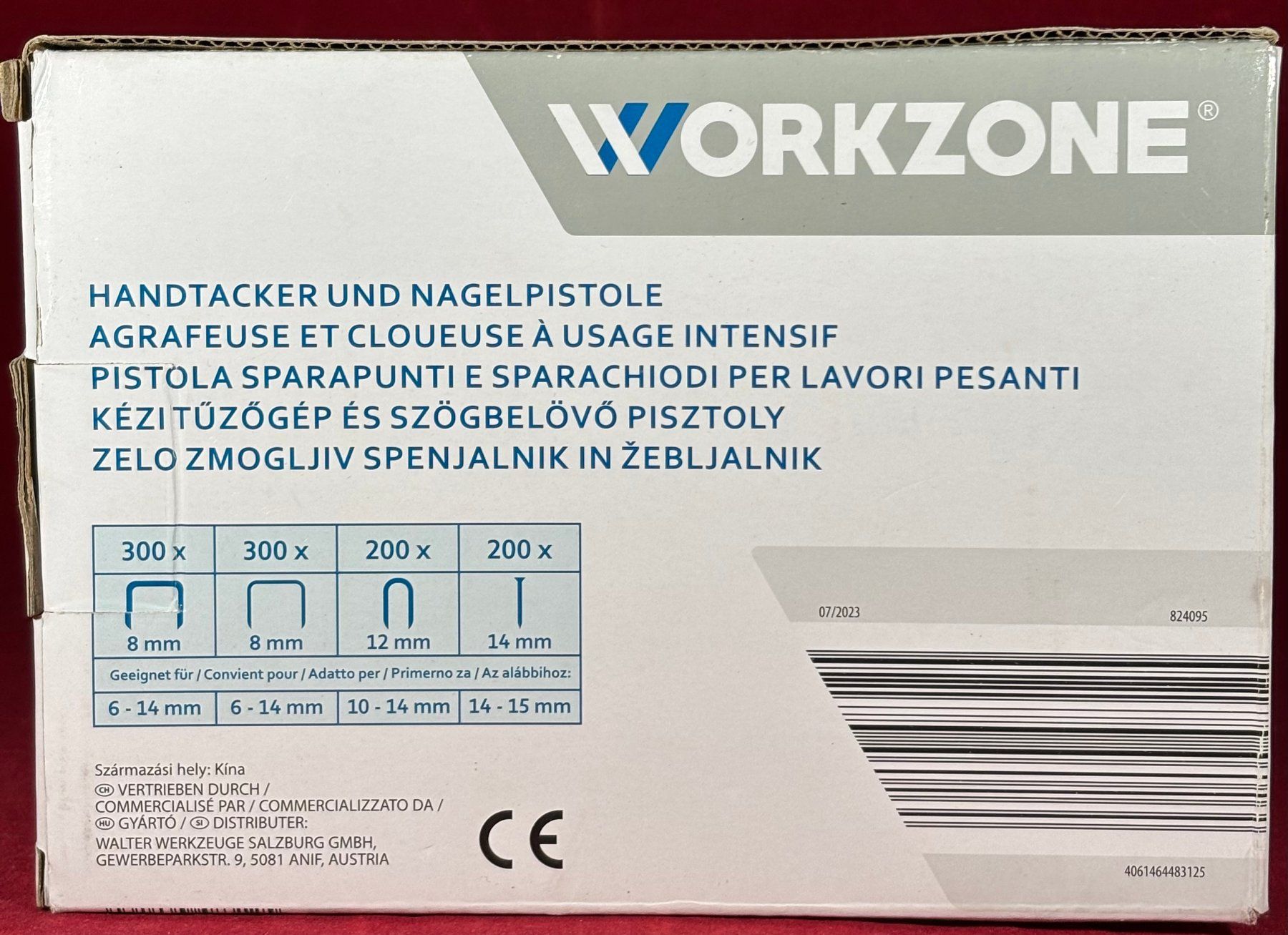 Alle Werkzeuge: Agrafeuse & Cloueuse Workzone Heavy Duty – Avec set de clous – Gebraucht aus Biel/Bienne von new-life 1