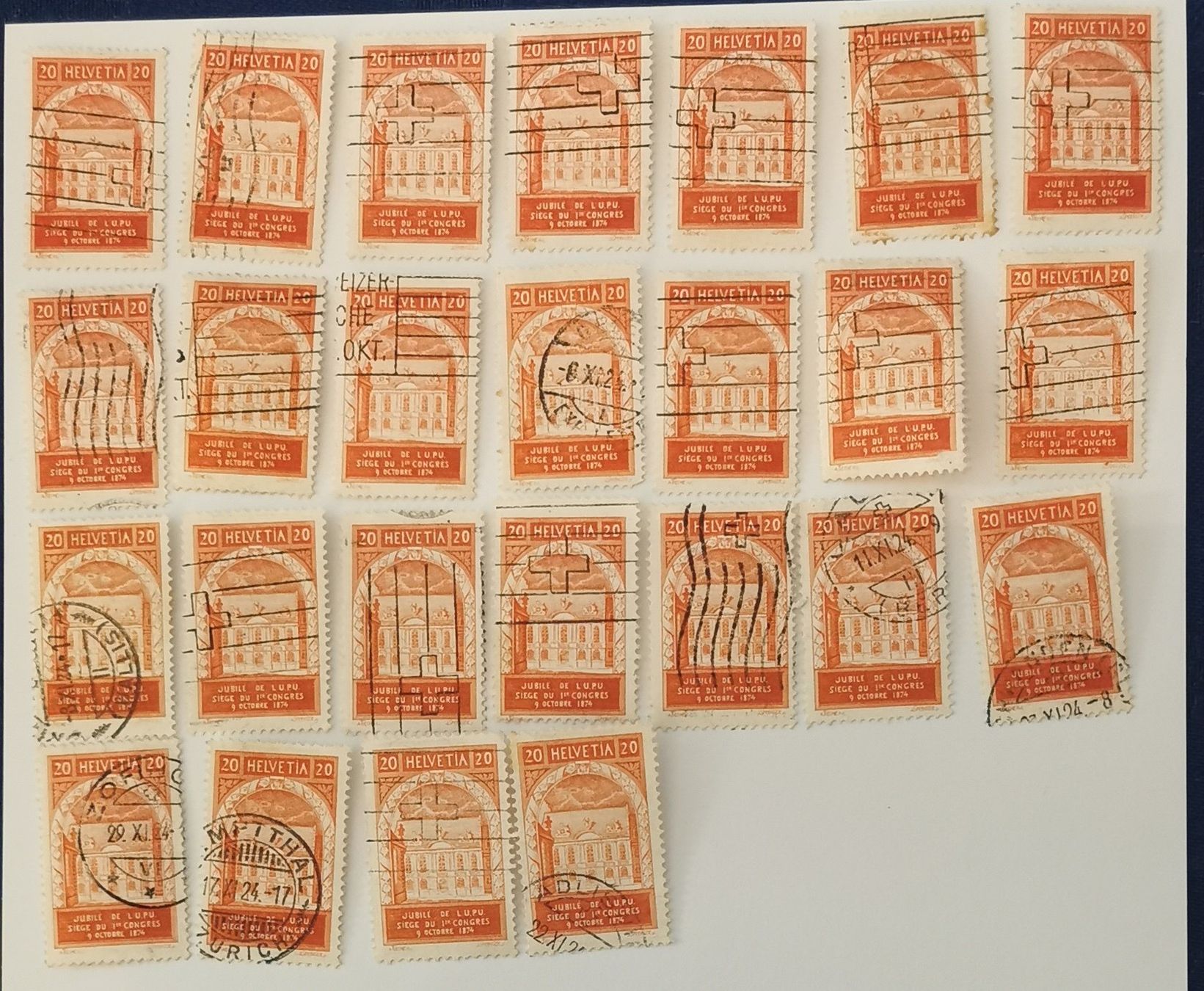 Tous les timbres: 1924 – D'occasion à Aadorf par Chnorli-Furz