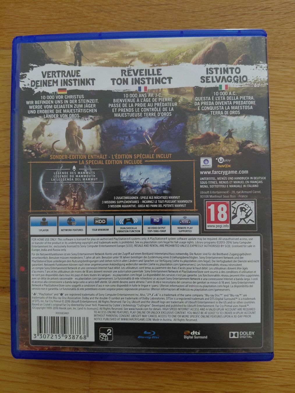 Sony Giochi: Far Cry Primal Special Edition PS4 – Usato da Oberwil BL venduto da kah_s55q 3