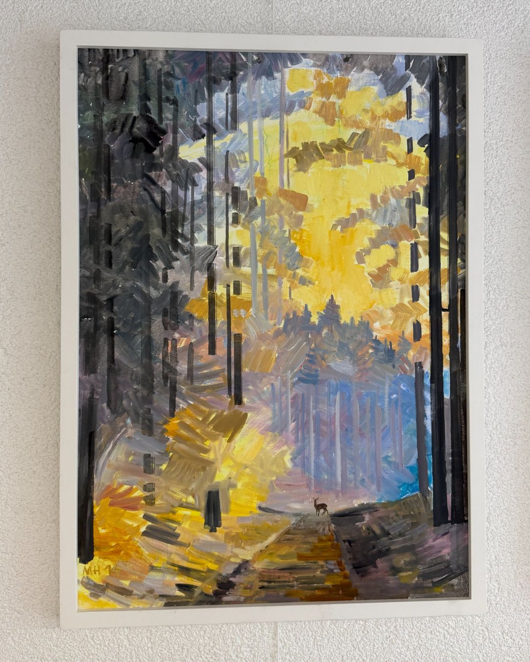 Dipinti: Martin Herzig -  Ölbild Waldlandschaft – Usato da Oensingen venduto da Faebu_00 1