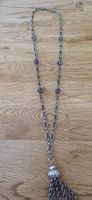 Schöne Silber Kette mit Amethyst