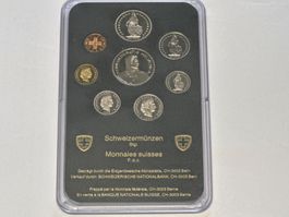 Schweizer Münzsatz Stgl. 1985