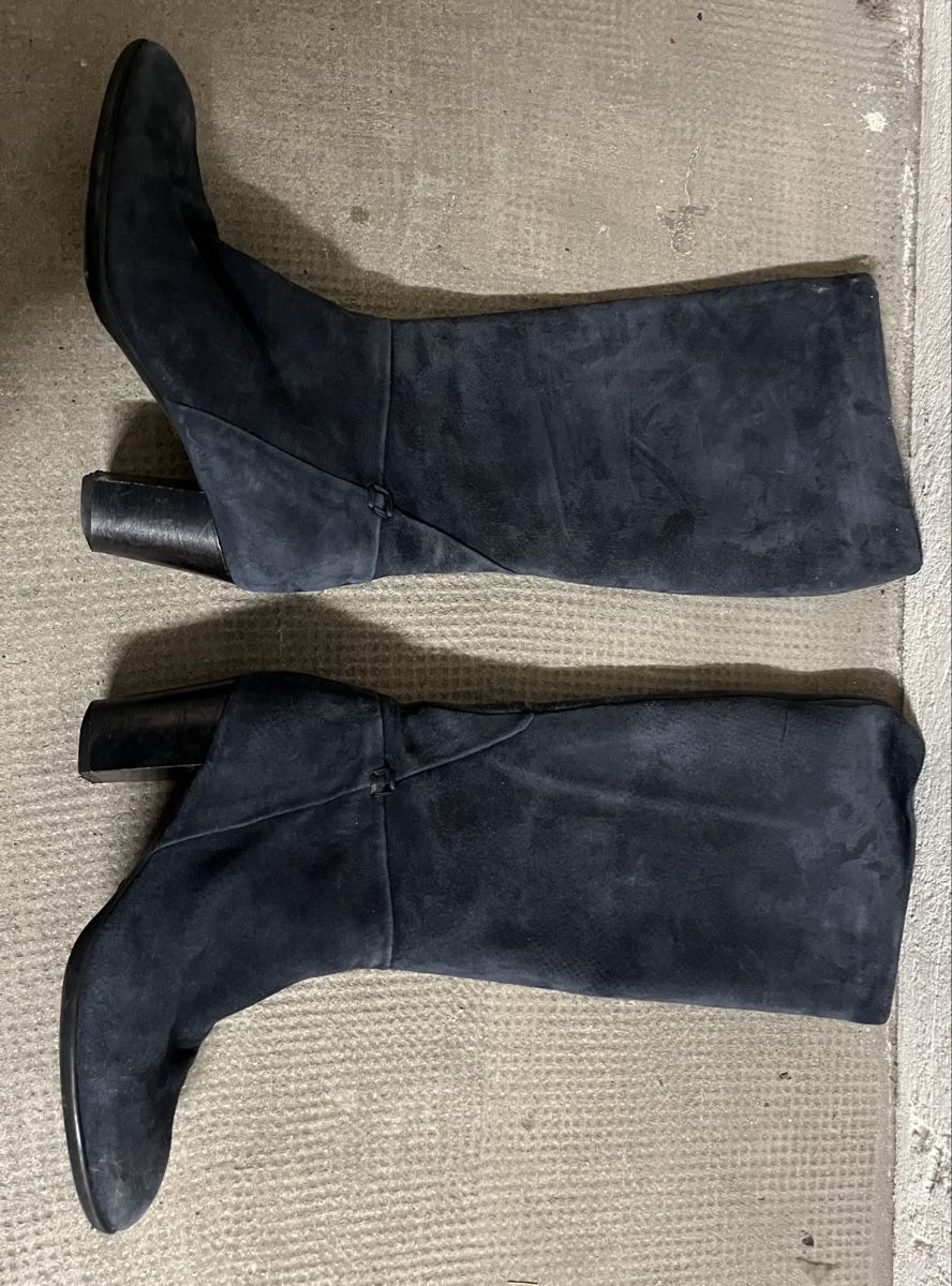 Scarpe da donna: Bottes en daim (bleu) – Usato da St-Prex venduto da SoLu21 2