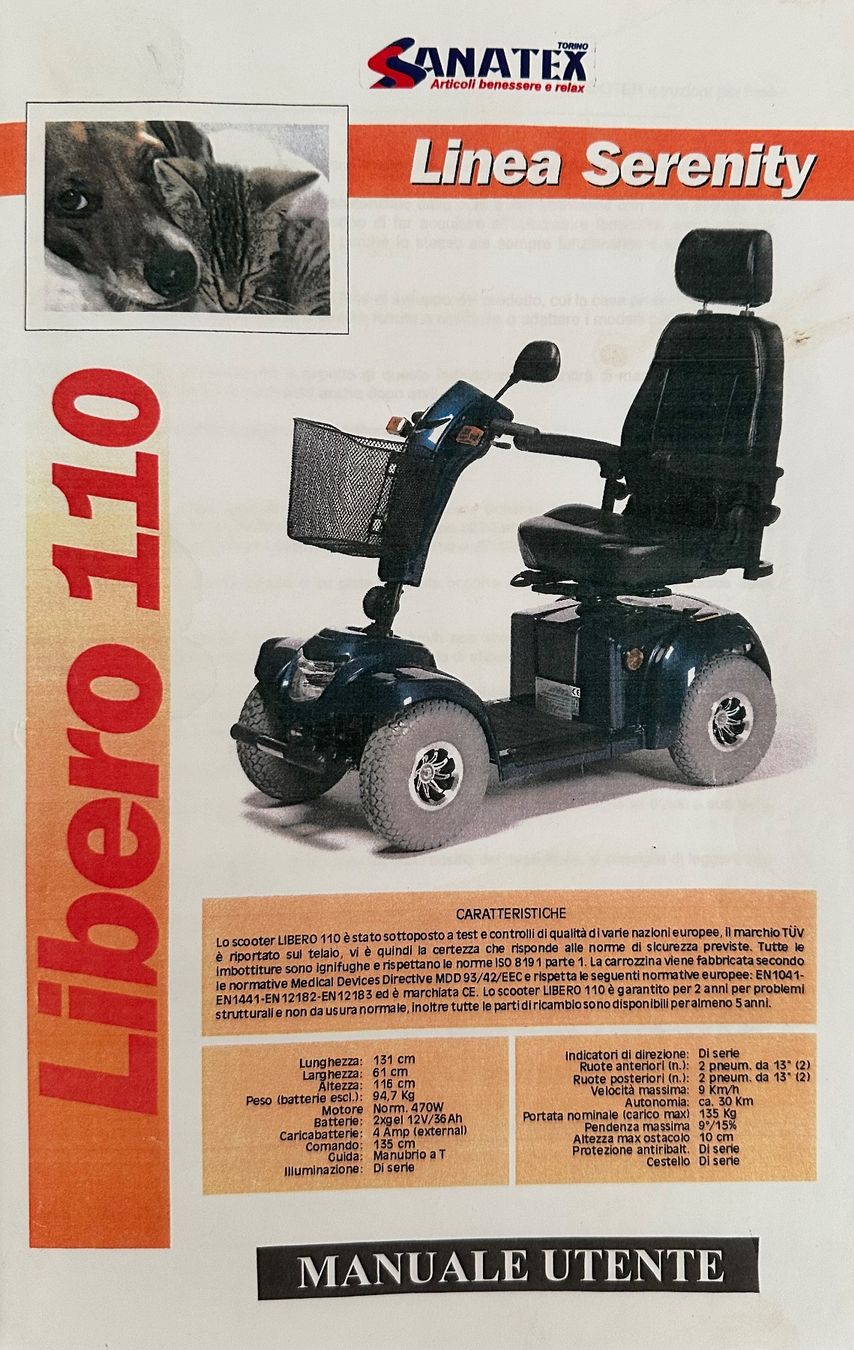 Elektromobile: Vendo scooter Libero 100 – Gebraucht aus Magliaso von Wxd77