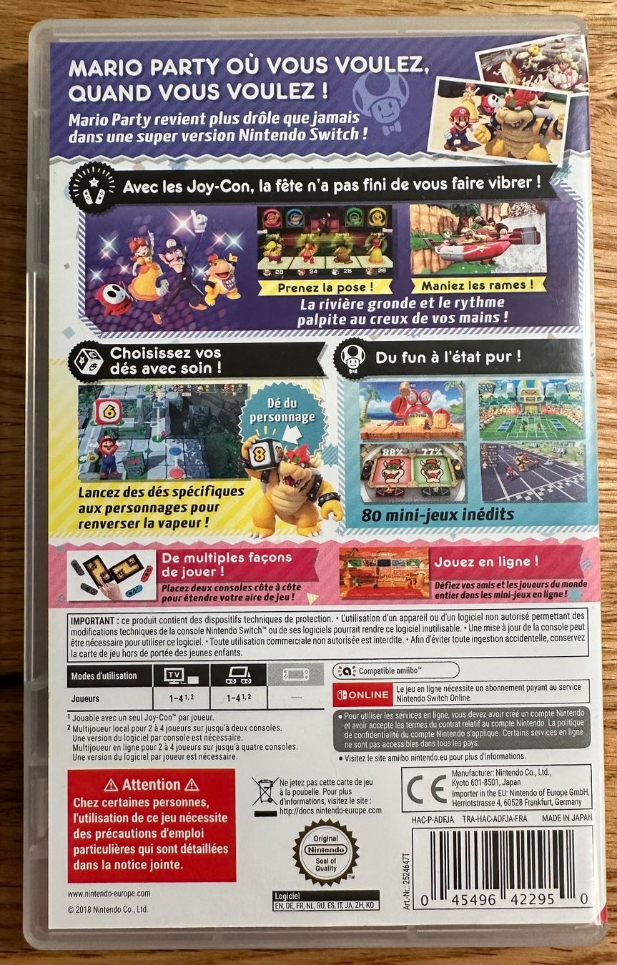 Jeux: Super Mario Party Nintendo Switch – D'occasion à Payerne par gil_92mn 1