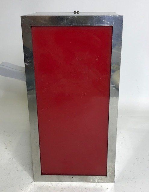 Lampen: Leuchtbuchstabe I rotes Plexiglas mit verchromtem Gehäuse – Gebraucht aus Zürich von gigimai67 3