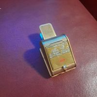 Briefklammer  Vintage Metall mit Weltkarten Motiv