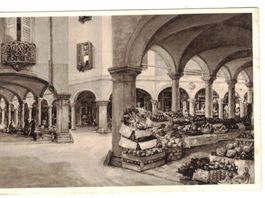 LUGANO Portici di Via Pessina Tessin Ticino Stempel 1957