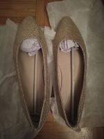 Gold Ballerina Schuhe