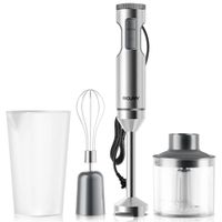 Stabmixer Handmixer 4-in-1 Edelstahl 1000W Mixer Pürierstab