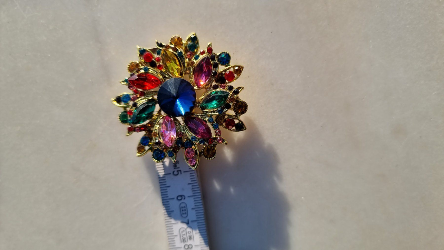Broschen & Nadeln: Bunte  Brosche ca. 5 cm 595 – Gebraucht aus Wald ZH von Martin79 5