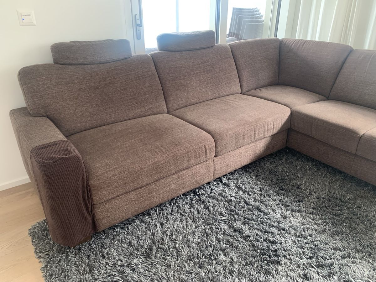 Divani: Ecksofa braun mit Schlaffunktion (Siehe Fotos) – Usato da Immensee venduto da vgitter 1