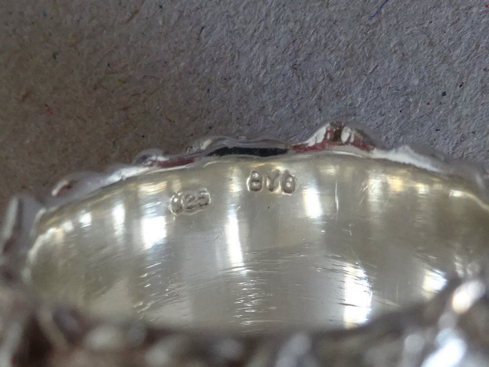 Anelli: Ring Korallenhaut / 925 Silber Gr.52 – Usato da Esslingen venduto da eintagammeer 5