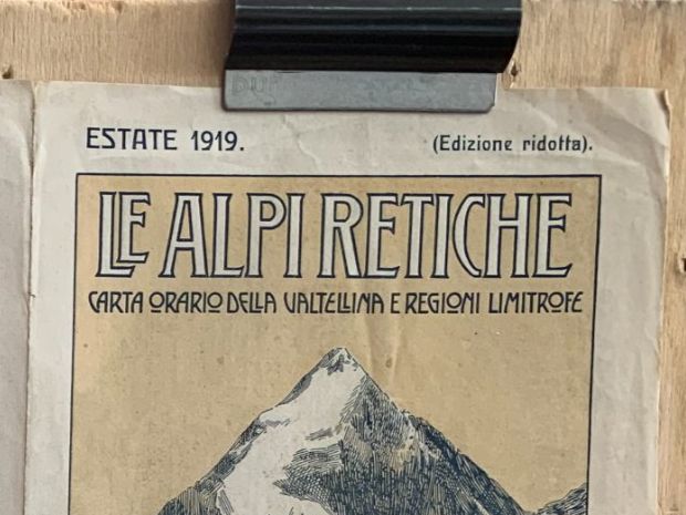 Cartoline postali: Le alpi retiche - 1919 – Usato da Sorengo venduto da 74in 4