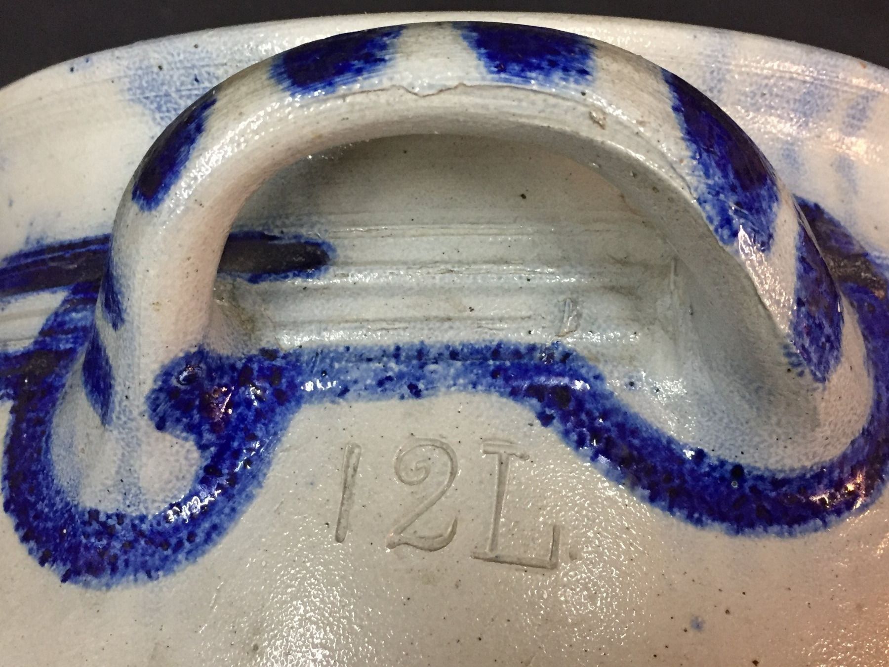 Töpfe: Alter Blauer Steinzug Topf – Gebraucht aus Schaffhausen von vintageville 7