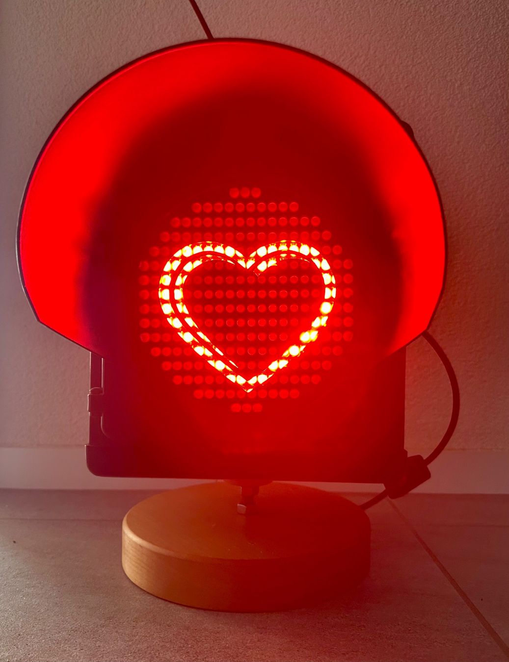 Lampade: Ampel Lampe mit Herz - Unikat! – Usato da Vinelz venduto da Madchen