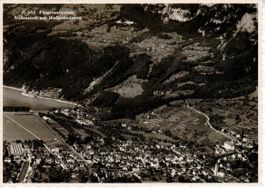 Fliegeraufnahme Wallenstadt von Hans Gross 1939