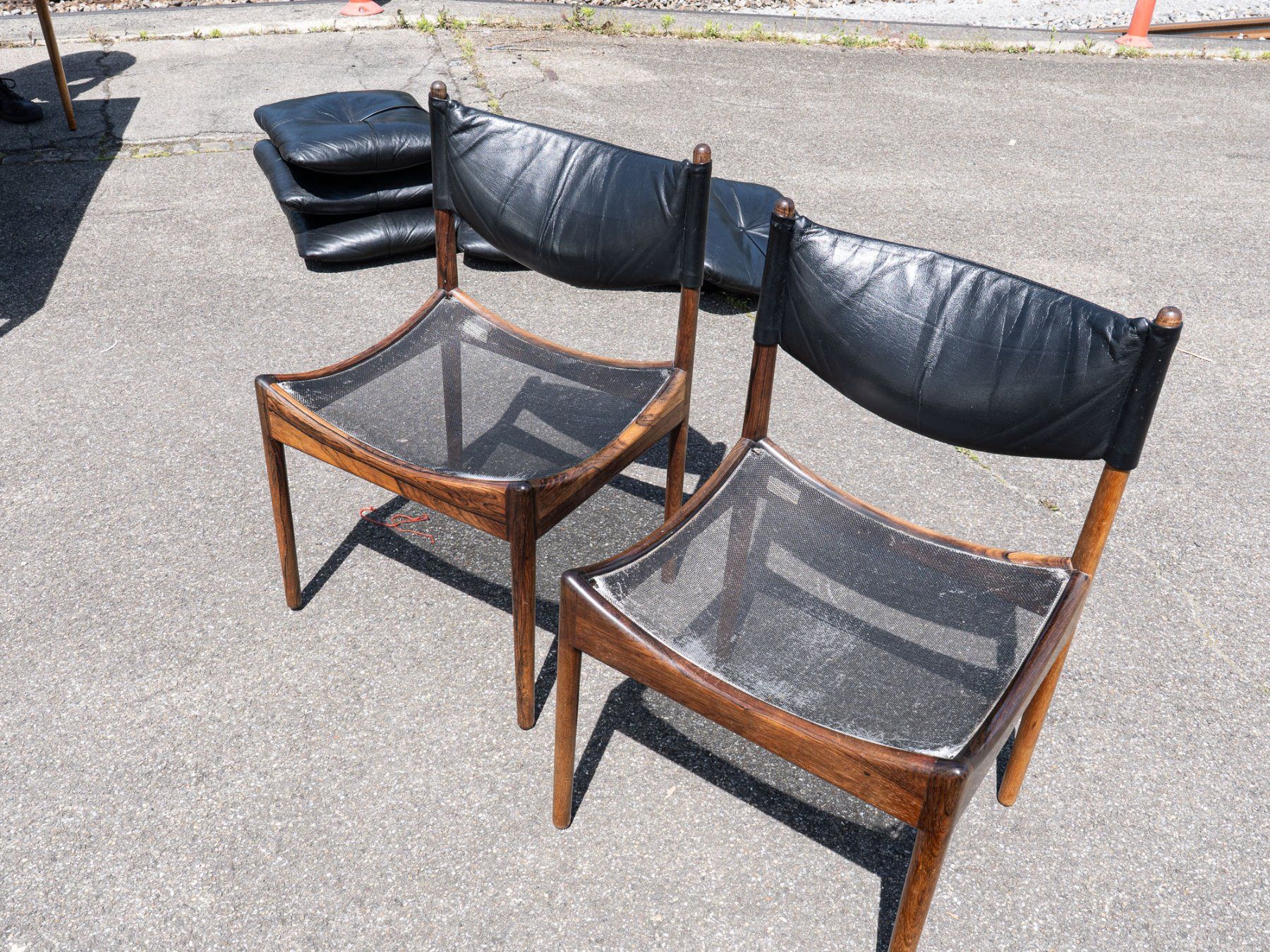 Set di tavolo e panche: 60er "Modus" Design -Set - 6 Stühle, Palisander - Ref 05/51 – Usato da Au ZH venduto da BrockiAu 5