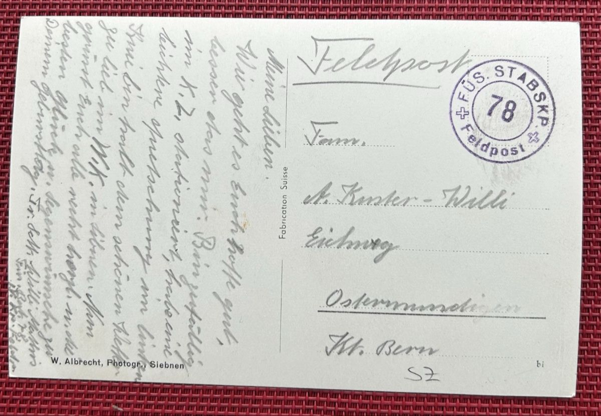 Cartes postales: AK Siebnen SZ – D'occasion à Horw par Tellbub 1