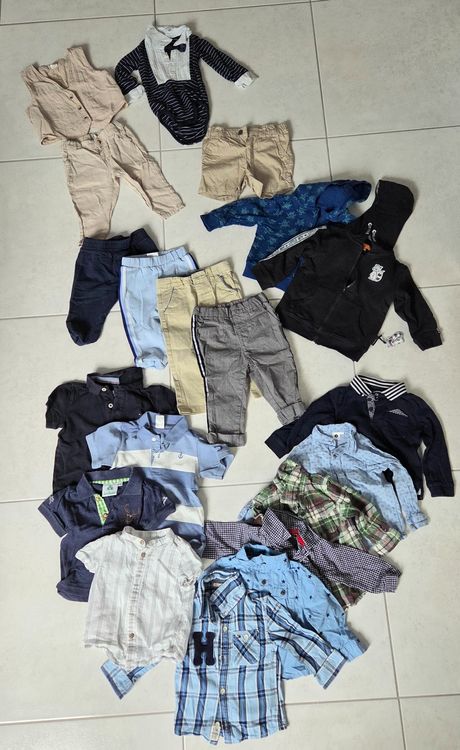 Lotti & Set di vestiti: Grosses Baby Kleiderpaket Jungs 74/80 – Usato da Bremgarten AG venduto da sabrownie