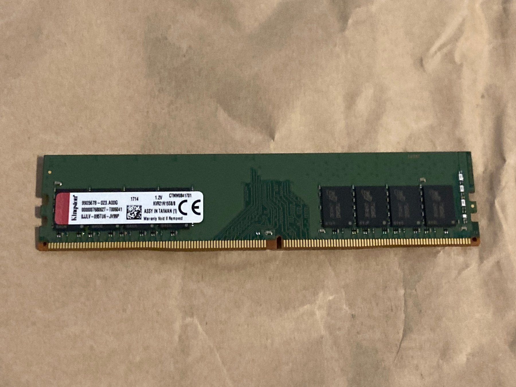 Kingston Memoria / RAM: Kingston RAM 8GB DDR4 2133MHz – Usato da Wettingen venduto da Schabernack_sam