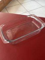 Auflaufform Glas rechteckig 24 cm gebrauchter Zustand