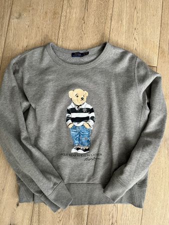 Polo Ralph Lauren Pullover Bär Grösse XL grau