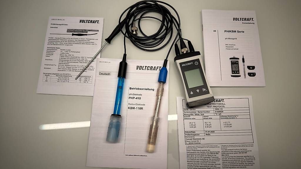 Messen: Redox- und pH Messgerät Voltcraft KBM-110 – Gebraucht aus Kiesen von Trusty