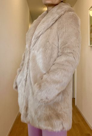 Miss Selfridge Faux Fur coat, Gr.S