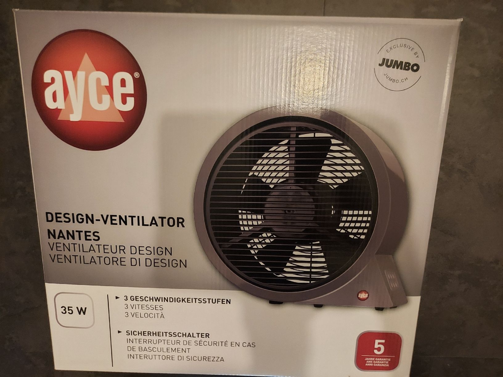 Ventilatori: Ayce Design Ventilator NEU – Nuovo e nell'imballaggio originale da Altishofen venduto da tammy05