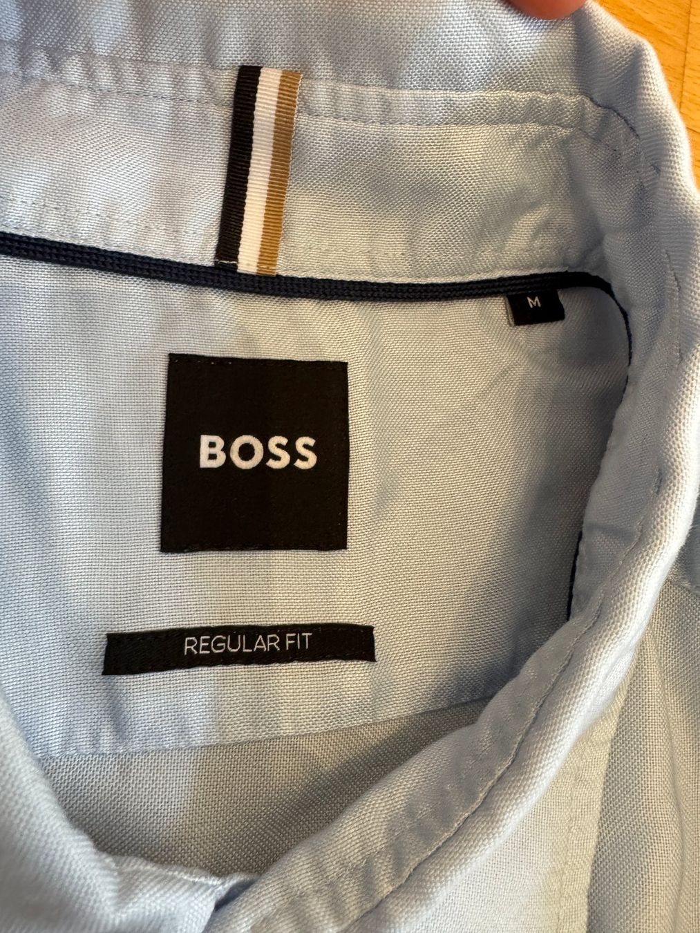 Hugo Boss Camicie: Boss Hemd langarm hellblau Sommerhemd Gr M Lyocell – Usato da Berg am Irchel venduto da Zweiti_Chance 1