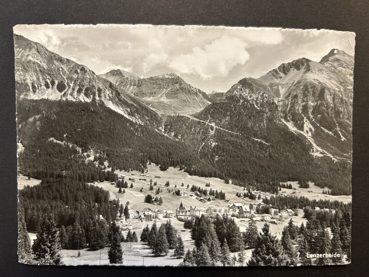 Cartoline postali: Lenzerheide – Usato da Fanas venduto da Alessio11