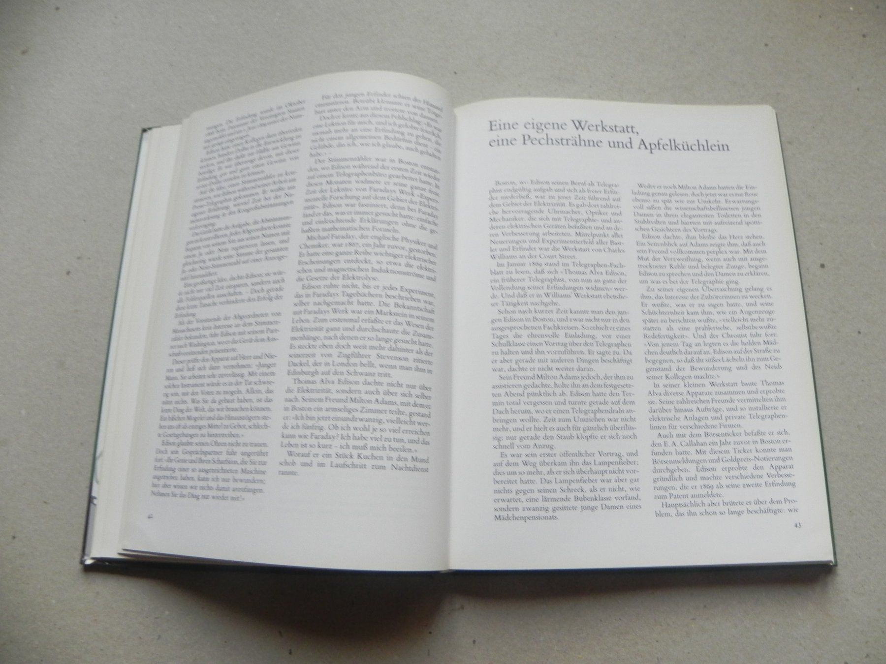Libri: Buch Biographie Technik Erfinder Thomas A. Edison 1981 Abb. – Usato da Siebnen venduto da krimsie 3