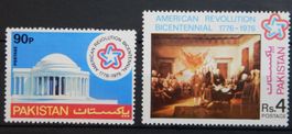 Pakistan Kat. 411-412 (200 Jahre USA) ** 1976