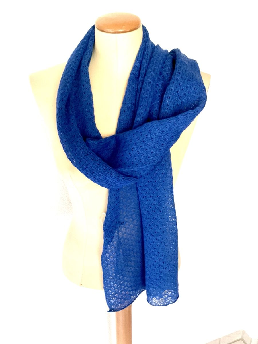 Foulard & Sciarpe: Linara LinenSchal blau – Nuovo (secondo la descrizione) da Wil ZH venduto da RiccardaWegmann 2