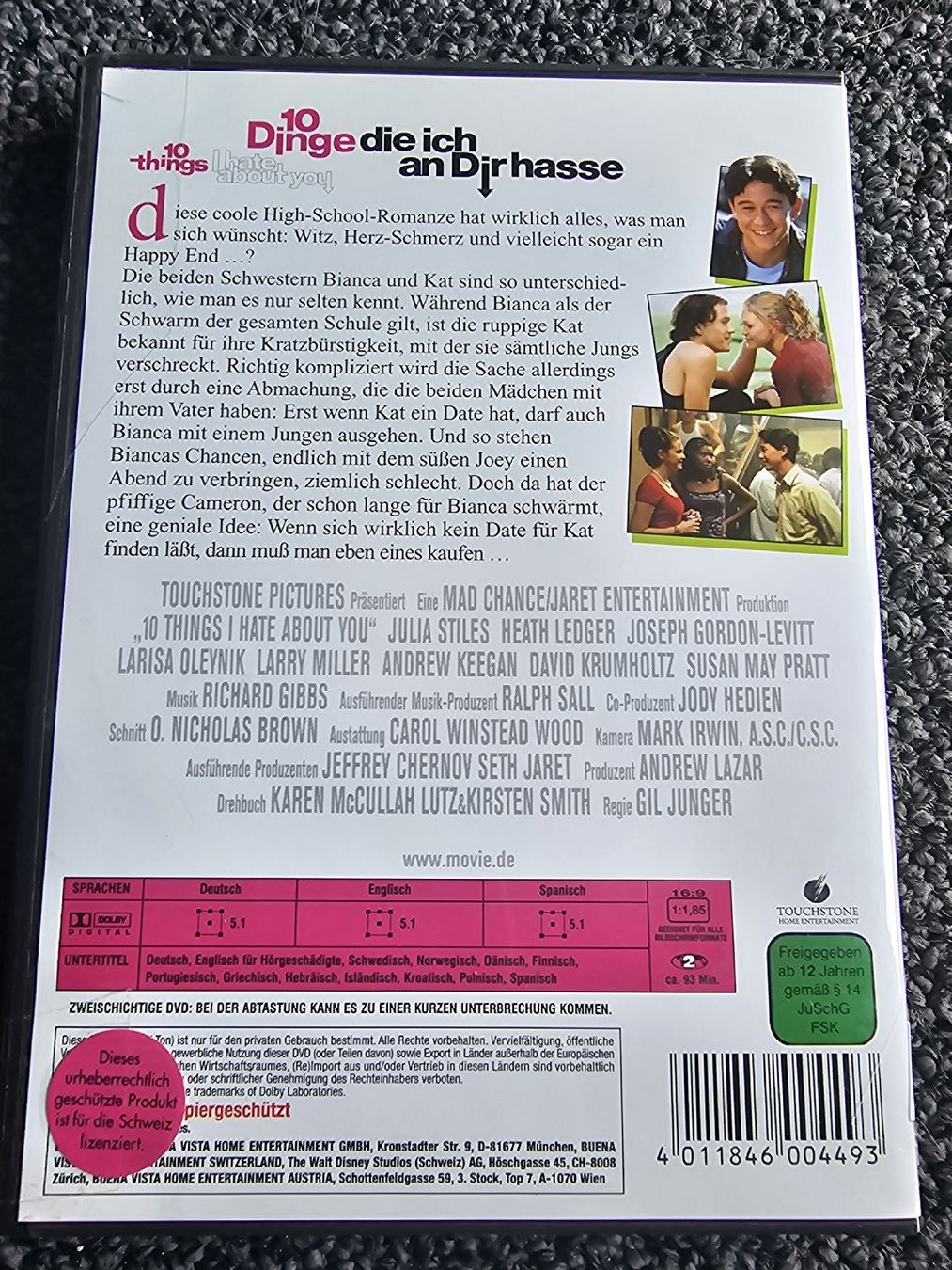 Tutti i DVDs: 10 Dinge, die ich an dir hasse (22050) – Usato da Ruswil venduto da jan_bxl5 1