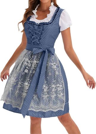 Dirndl Damen*Midi Trachtenkleid*inkl. Bluse*Grösse S*NEU+OVP