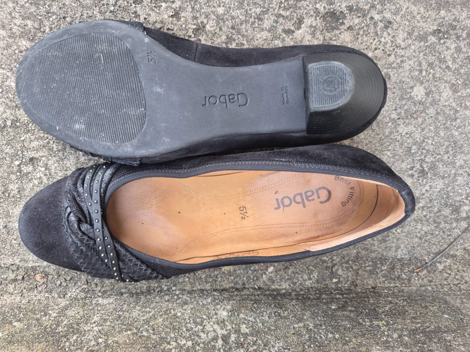 Gabor Damenschuhe: Gabor Pumps 38.5 Leder schwarz – Gebraucht aus Oberrohrdorf von ma-vie 3