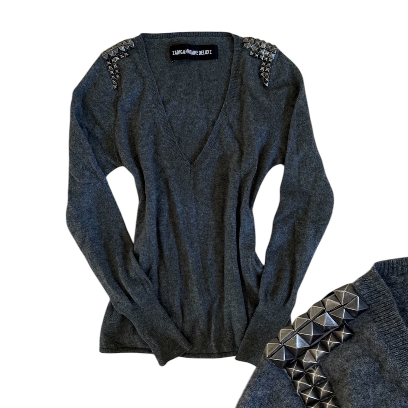 Maglioni & Felpe: Zadig & Voltaire cashmere jumper pullover sweater with studs – Usato da Meilen venduto da angelyxss